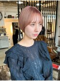 《TRENCH おつじ》ショートボブ ハイトーン