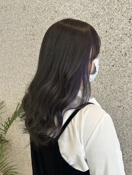 ベルフェミンミエル 【anri】チラ見せインナーカラー☆パープルガーネット