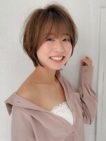 ロンド エスポワール 錦糸町(Lond espoir)&nbsp;前髪ピンクベージュマチルダボブ【錦糸町/ショート】