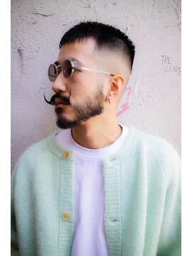 ボンド 三軒茶屋(Bond) スキンフェード×オン眉男子【三軒茶屋 メンズカット】