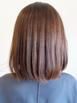 レポヘアー(Repos hair) 20代30代40代大人可愛い髪質改善カラー肩ラインミディアムボブ