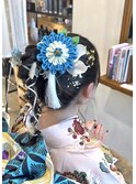 成人式アレンジ/ポニーテールアレンジ/ヘアアレンジ