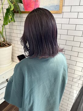 リール(THE RIRE.) ＊THE  RIRE.  バレイヤージュ×ラベンダーカラー＊