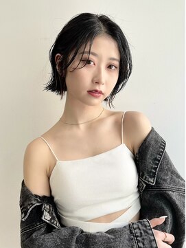 ヴェイン 渋谷(vain) ショートボブ丸みショートカットマッシュショート前髪あり