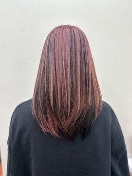 デンパツクラブ ストリート(DENPATSU CLUB Street) ピンクと黒のミックスカラー