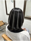 エクステ/ハイライトエクステ/派手髪/池袋エクステ