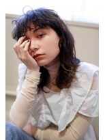 レベルワン 豊洲(Level ONE)&nbsp;豊洲/髪質改善/グレージュカラー×波巻きロブヘアc