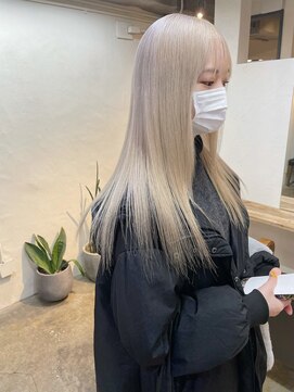 ソイ コンク 下北沢(soi conc) 【White blond】ハイトーンロング / ブロンドカラー