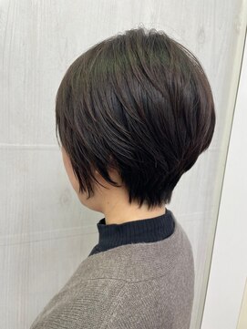 プランタン(Printemps) 大人コンパクトショート小顔似合わせカットブラウン30代40代50代