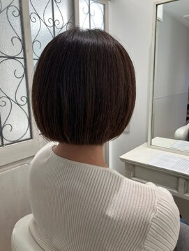 ルシードスタイル グローバルディー 稲毛店(LUCIDO STYLE GLOBAL.D) 丸みボブ20代30代40代髪質改善オージュア白髪染め稲毛駅