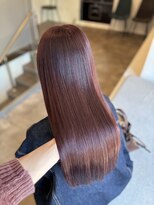 アオ(ao.)&nbsp;ピンクブラウン/ブリーチなし/ダブルカラー/髪質改善