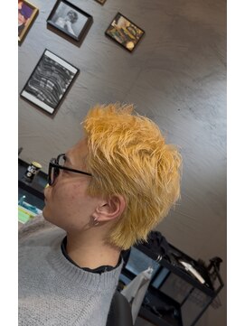 ブラックチョコレート(black chocolate) ハイトーンスパイキーショート