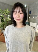フレンチカジュアル大人美人小顔束感くびれレイヤー