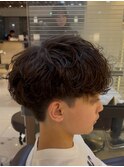 メンズマッシュ シャドウパーマ