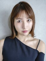 アイティーバイアルバム 松戸店(IT by ALBUM)&nbsp;韓国ヘアオリーブベージュグレージュボブショート_F0156