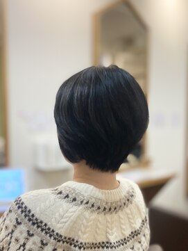 ヘアー グリーン(hair green) 30代40代50代/大人ナチュラル/レイヤーショートボブ