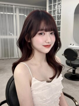 リッカ(LICCA) 【RINA】色気可愛いピンクブラウンカラー×レイヤーカット