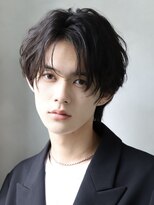 ルーシー 川越(LUCEY)&nbsp;センターパートフェザーパーマシャドウパーマメンズパーマ