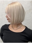 ホワイトベージュ/似合わせカット/渋谷
