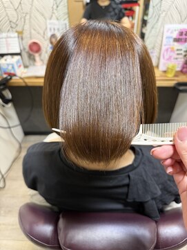 ヘアーカルチャー 小倉台店 HAIR CULTURE 艶感大人ショートボブ