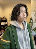 メンズボブパーマ