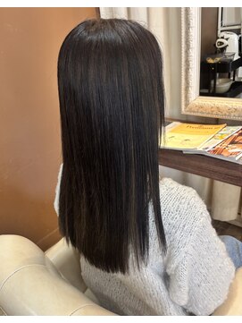 ツヤ感カラーで白髪染め卒業計画