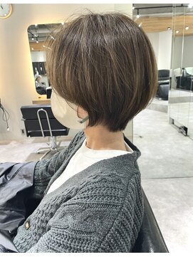 サロンドミルク 新百合ヶ丘店(salon de MiLK) 白髪ぼかしベージュ［新百合ヶ丘/ハイライト/白髪染め］