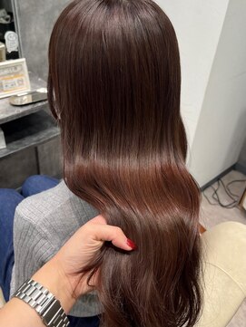 クラゲヘアー/小顔に見せるヘア/ココアベージュ/津田沼