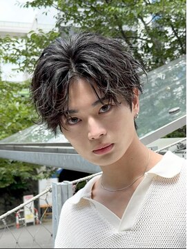 アイトーキョー 渋谷(AI TOKYO) ツイストシャドウパーマ×ラウンドマッシュ