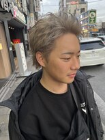 アヴァンス 難波店(AVANCE.)&nbsp;【松元担当】スパイキーショート×ホワイトベージュ