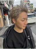 【松元担当】スパイキーショート×ホワイトベージュ