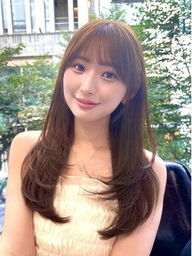 アンセンス バイ モードケイズ(ANSENS by Mode K's) レイヤーカット/顔周り/前髪カット/フェイスレイヤー/髪質改善