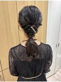 ふわっと編み下ろしアレンジ/結婚式【柳澤優名】