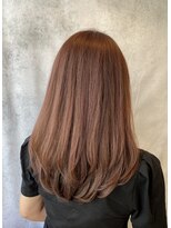 ヘアアンドメイク スタジオ ミムロ(HAIR&MAKE STUDIO MIMURO) レイヤーカット・アプリコットアッシュ