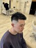 【伊藤指名限定】メンズカット+眉カット+毛穴洗浄炭酸クレンジングフルスパ