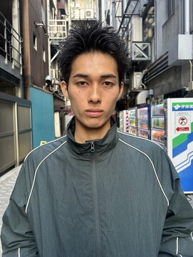 アリエッタ ギンザツー(ARIETTA GINZA2) アップバング×ツイストピンパーマ