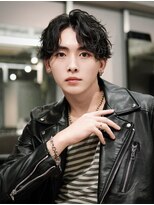 アストラ(ASTRA)&nbsp;MEN’S HAIR/サーフカール/刈り上げセンターパート