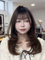 ビュー フクオカ(VIEW FUKUOKA)&nbsp;セミロング/顔周り/前髪/レイヤー/韓国風