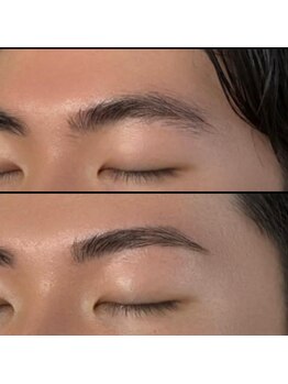 フリースト 京都(FREEST)の写真/眉毛や髭のお手入れもお任せ!骨格に合わせたシェービングで、身だしなみを整えより爽やかに!◎