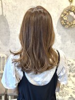 ディーヴァヘアーエズ(DIVA hair Eze) ブリーチなしカラー透明感ベージュカラー顔周りカット韓国風
