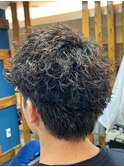 スパイキーショートピンパーマ/メンズパーマ/メンズカット