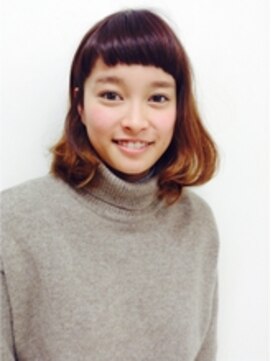 コレット ヘアー 大通(Colette hair) ショートバングボブ＆グラデカラー