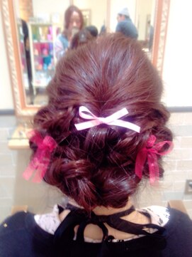 ネオリーブアーチ 武蔵小山店(Neolive arch) *。リボンとツイスト編みのアレンジ【neolive　ａｒｃｈ】*