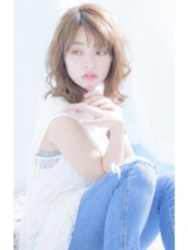 ネオリーブ ジューク 日吉店(Neolive JuQ) 【日吉 Neolive JuQ】ひし形シルエット　ハイライトグレージュ