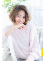 外国人風★スパイシーラフボブ