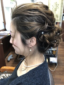 ミーテ ルーチェ(MITE LUCE) 結婚式ヘアーセット 編み崩し