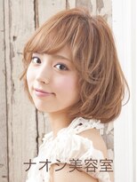 ナオシ 田原台店(nao c)&nbsp;【奈良/生駒nao*c】大人かわいい小顔☆ナチュラルバルーンボブ