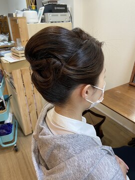 ロカット サロン(Roquat Salon) 和装アップアレンジ【ヘアアレンジ　立川/立川南/八王子/国立】
