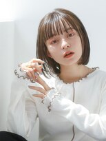 クラン(CLAN)&nbsp;シースルーバング×ぱっつんボブ