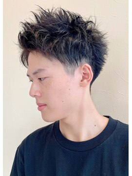 リン(Lin.) men's《定番!アップバングツーブロショート!》